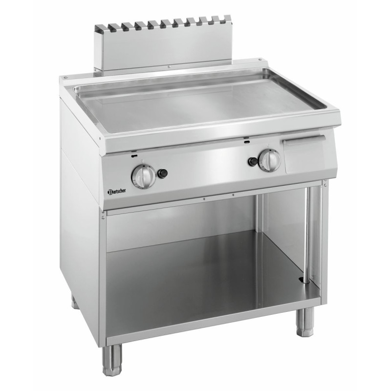 Platte zum Snacken Glatt Breite 800 mm - Gas Platte zum Snacken Glatt Breite 800 mm - Gas