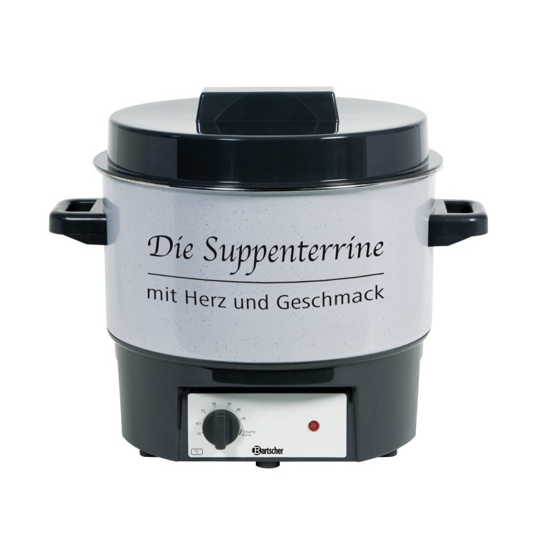 Suppentopf Party 16L Bartscher: Leistung 1800W, maximale Temperatur 90°C Suppentopf Party 16L Bartscher: Leistung 1800W, maximale Temperatur 90°C