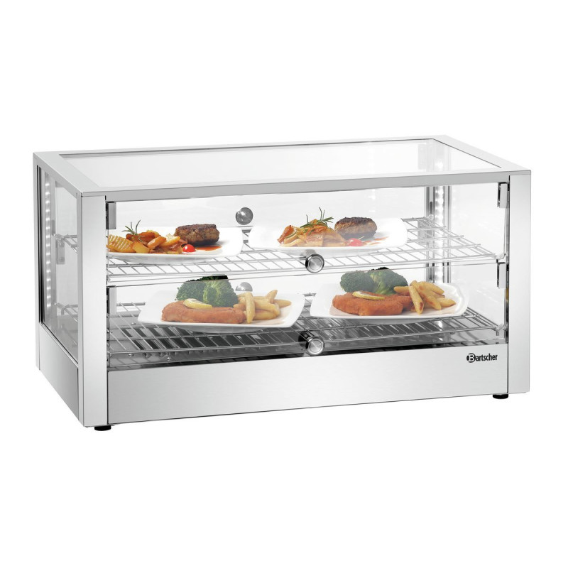 Beheizte Vitrine Bartscher 6200 2EK - Hält die Temperatur bis zu 90°C Beheizte Vitrine Bartscher 6200 2EK - Hält die Temperatur bis zu 90°C