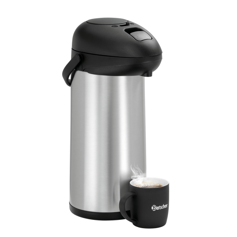 Pump-Thermos 5L Bartscher - Optimale Konservierung, ideal für Profis. Pump-Thermos 5L Bartscher - Optimale Konservierung, ideal für Profis.