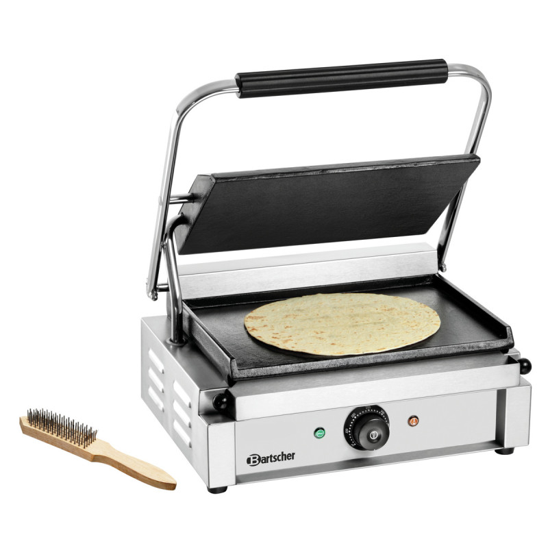 Kontaktgrill Panini 1G Bartscher - Glatte Platten für köstliche Snacks Kontaktgrill Panini 1G Bartscher - Glatte Platten für köstliche Snacks