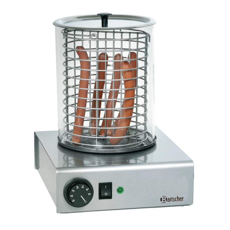 Hot-Dog-Maschine Bartscher: professionell, Edelstahl und einstellbare Temperatur Hot-Dog-Maschine Bartscher: professionell, Edelstahl und einstellbare Temperatur
