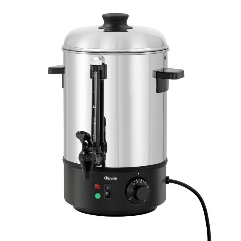 Distributeur d'eau chaude 6L Bartscher en inox, température réglable Distributeur d'eau chaude 6L Bartscher en inox, température réglable