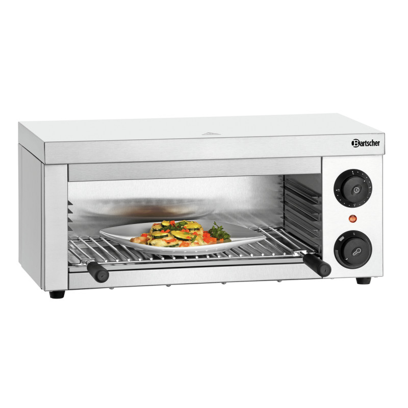 Professioneller elektrischer Salamander Bartscher 401-1Z-W für präzises Kochen Professioneller elektrischer Salamander Bartscher 401-1Z-W für präzises Kochen