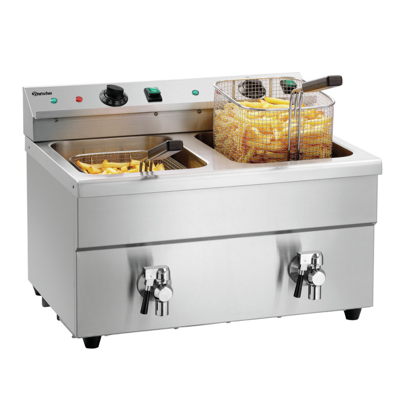 Professionelle Induktionsfritteuse 2x8L Bartscher 165119 Professionelle Induktionsfritteuse 2x8L Bartscher 165119