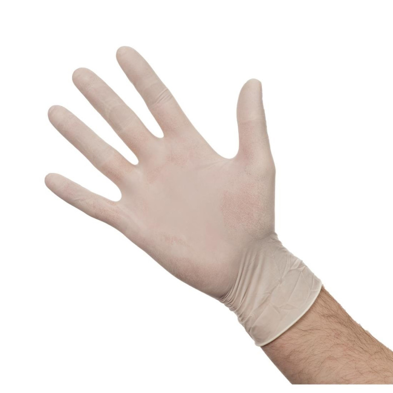 Latexhandschuhe gepudert - Größe S - Packung mit 100 Stück - FourniResto - Fourniresto Latexhandschuhe gepudert - Größe S - Packung mit 100 Stück - FourniResto - Fourniresto