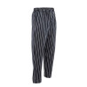 Kochhose Unisex Baggy Gestreift Schwarz Und Weiß - Größe XL - Chef Works - Fourniresto