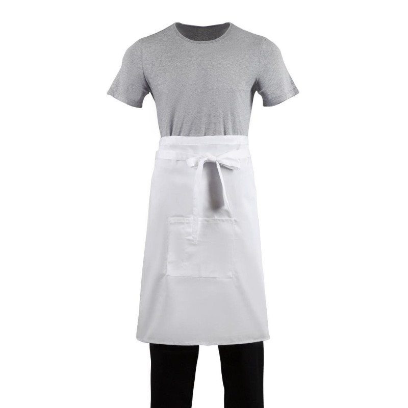 Kellnerschürze Standard Weiß 1000 x 700 mm - Whites Chefs Clothing - Fourniresto Kellnerschürze Standard Weiß 1000 x 700 mm - Whites Chefs Clothing - Fourniresto