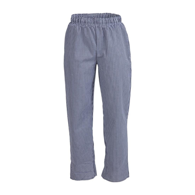 Küchenhose Mixte Vegas mit kleinen blauen und weißen Karos - Größe XL - Whites Chefs Clothing - Fourniresto Küchenhose Mixte Vegas mit kleinen blauen und weißen Karos - Größe XL - Whites Chefs Clothing - Fourniresto