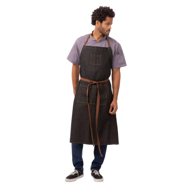 Schürze Latzschürze Schwarz Urban Memphis 890 x 1005 mm - Chef Works - Fourniresto Schürze Latzschürze Schwarz Urban Memphis 890 x 1005 mm - Chef Works - Fourniresto