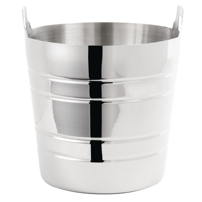 Seau À Vin Et Champagne En Inox Ø 204 Mm - Olympia - Fourniresto Seau À Vin Et Champagne En Inox Ø 204 Mm - Olympia - Fourniresto