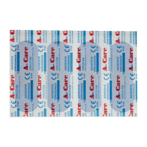 Standard Blue Plasters - 70 x 25 mm - Pack of 100 - FourniResto - Fourniresto