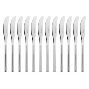 Tischmesser Napoli aus Edelstahl 233 L - 12er-Pack - Olympia - Fourniresto