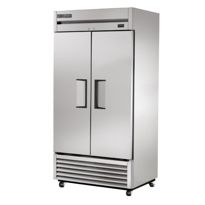 Kühlschrank mit positiver Kühlung aus Edelstahl und Aluminium, 2 Türen, 991 l - TRUE - Fourniresto Kühlschrank mit positiver Kühlung aus Edelstahl und Aluminium, 2 Türen, 991 l - TRUE - Fourniresto