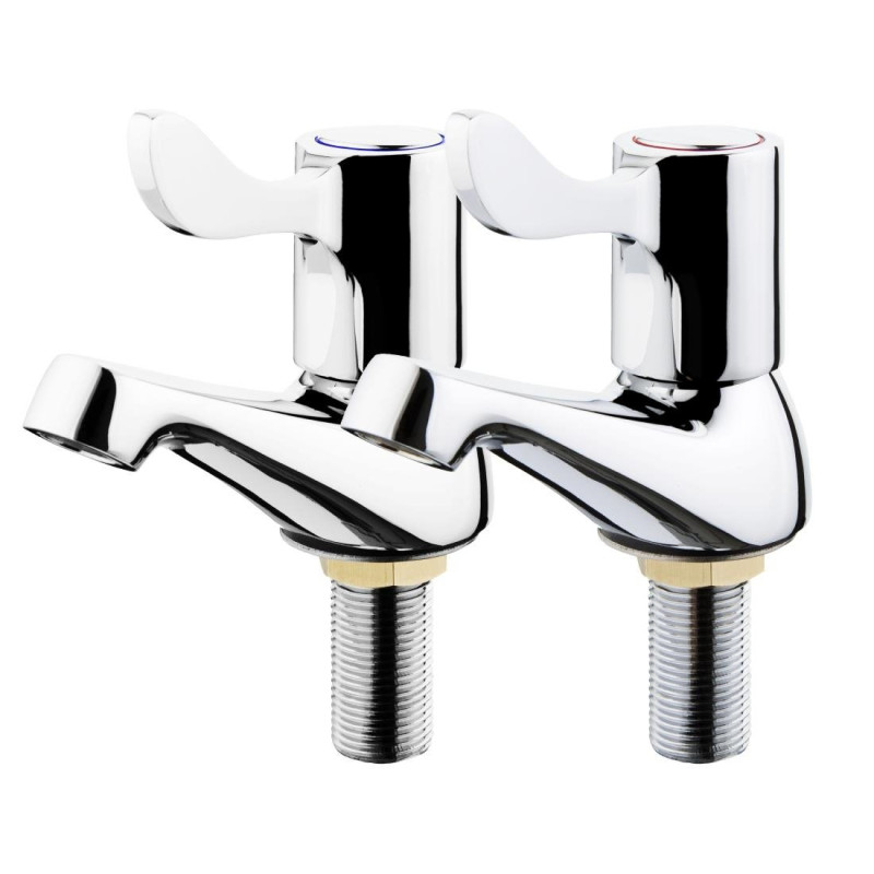 Waschtischarmaturen mit 80 mm Hebel - Set mit 2 Stück - Vogue - Fourniresto Waschtischarmaturen mit 80 mm Hebel - Set mit 2 Stück - Vogue - Fourniresto