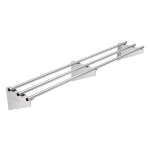 Wandregal aus Edelstahlrohr 1500 mm - Vogue - Fourniresto