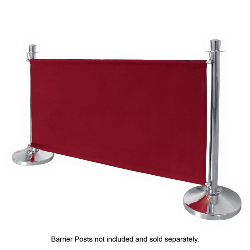 Rote Leinwandbarriere mit Stangen und Befestigungen - Bolero - Fourniresto Rote Leinwandbarriere mit Stangen und Befestigungen - Bolero - Fourniresto