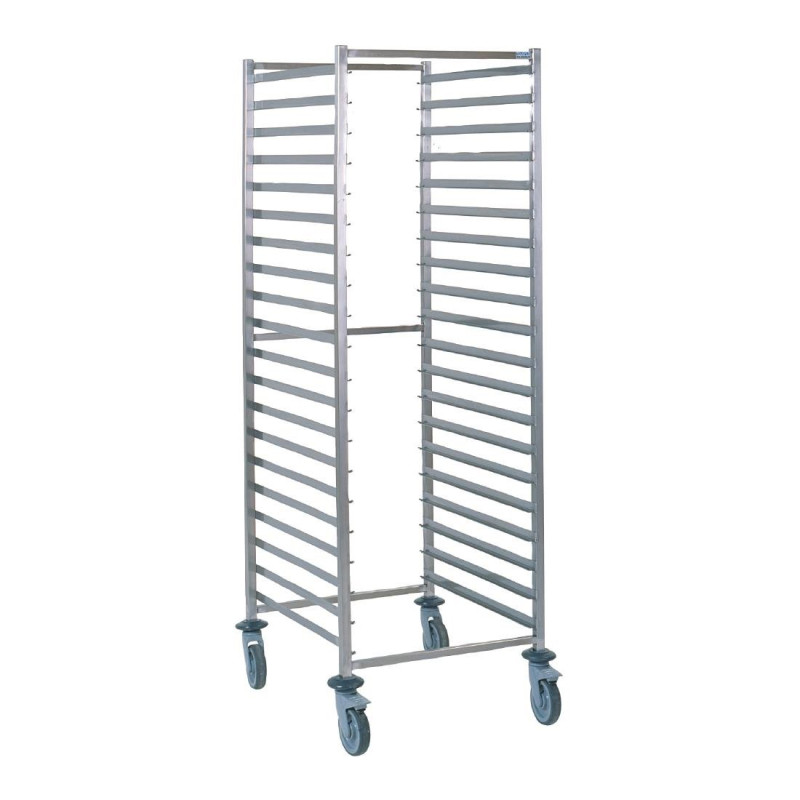 Schienenwagen GN 2/1 aus Edelstahl 20 Ebenen - Tournus - Fourniresto Schienenwagen GN 2/1 aus Edelstahl 20 Ebenen - Tournus - Fourniresto