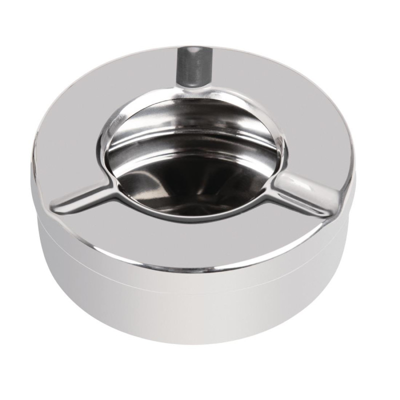 Aschenbecher aus Edelstahl Anti-Wind Ø 90 mm - 6er-Pack - Olympia - Fourniresto Aschenbecher aus Edelstahl Anti-Wind Ø 90 mm - 6er-Pack - Olympia - Fourniresto