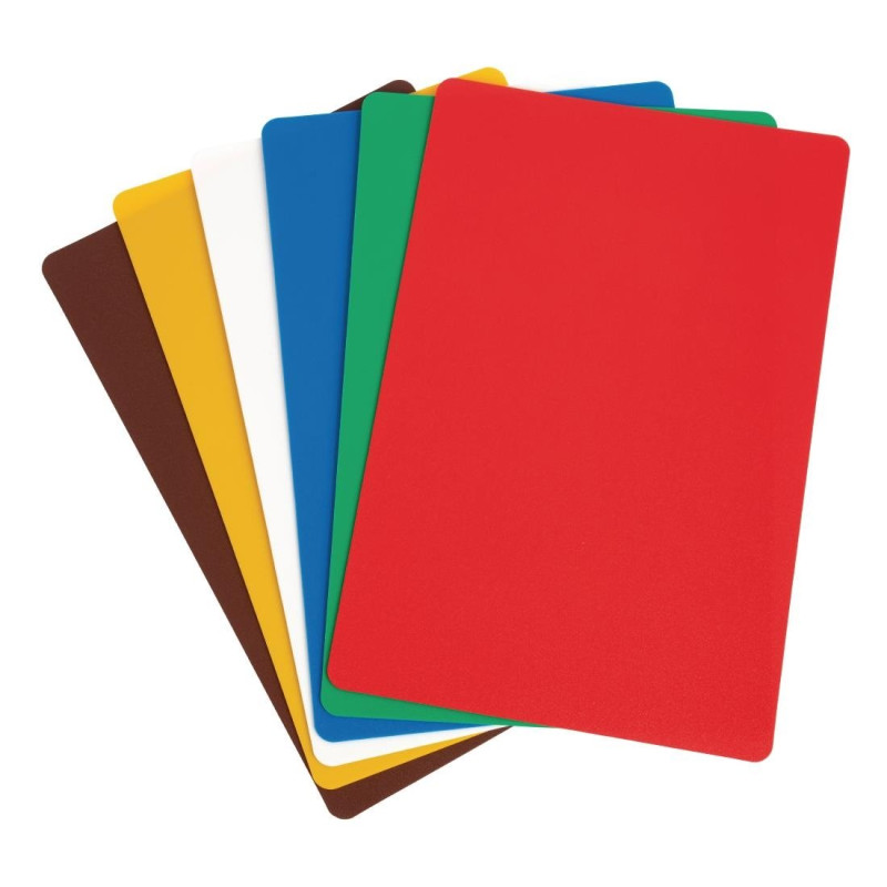 Flexible Schneidebretter aus Polypropylen 300 mm - 6er-Pack - Hygiplas - Fourniresto Flexible Schneidebretter aus Polypropylen 300 mm - 6er-Pack - Hygiplas - Fourniresto