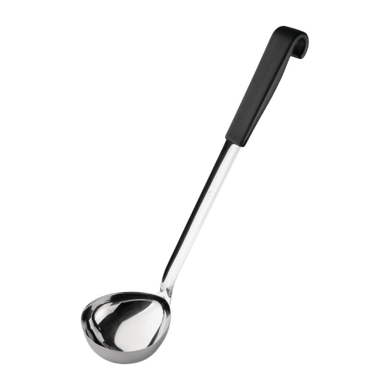 Louche à Manche Noir en Inox 435 ml 340 mm - Vogue - Fourniresto Louche à Manche Noir en Inox 435 ml 340 mm - Vogue - Fourniresto
