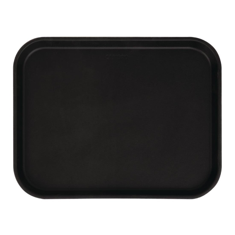 Rechteckiges rutschfestes Tablett aus Glasfaser Camtread Schwarz 45,7 cm - Cambro - Fourniresto Rechteckiges rutschfestes Tablett aus Glasfaser Camtread Schwarz 45,7 cm - Cambro - Fourniresto