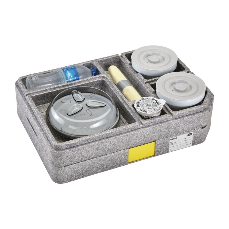 Tablett Tablotherm EPP mit Geschirr - Cambro - Fourniresto Tablett Tablotherm EPP mit Geschirr - Cambro - Fourniresto