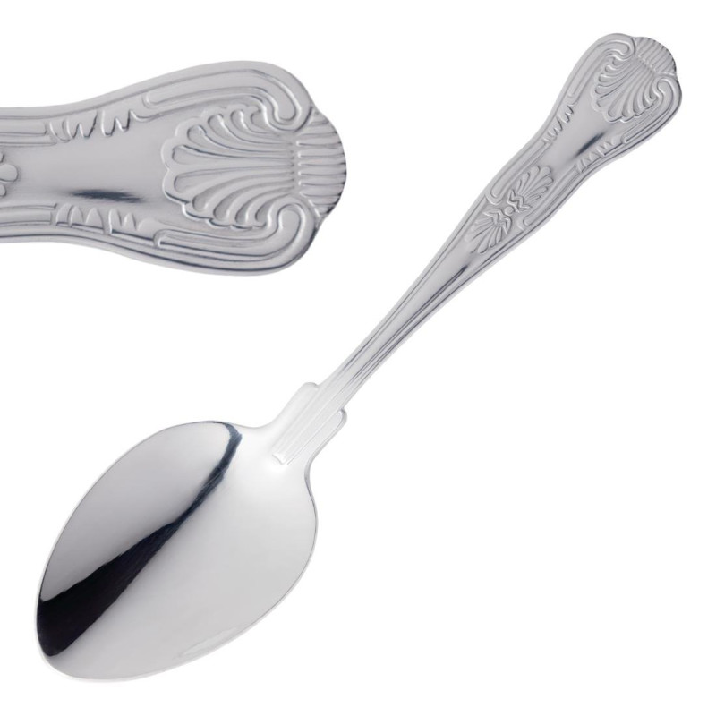 Dessertlöffel Kings aus Edelstahl - 12er-Pack - Olympia - Fourniresto Dessertlöffel Kings aus Edelstahl - 12er-Pack - Olympia - Fourniresto