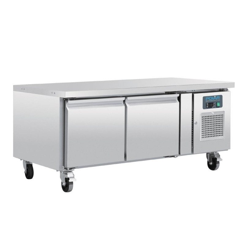 Unterbau-Kühlschrank GN 1/1 Serie U mit 2 Türen 214L - Polar - Fourniresto Unterbau-Kühlschrank GN 1/1 Serie U mit 2 Türen 214L - Polar - Fourniresto