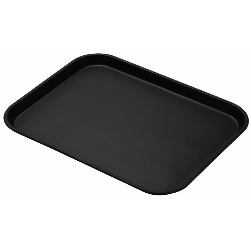 Runder rutschfester Glasfaser-Tablett in Schwarz Treadlite Ø 457 mm - Cambro - Fourniresto Runder rutschfester Glasfaser-Tablett in Schwarz Treadlite Ø 457 mm - Cambro - Fourniresto