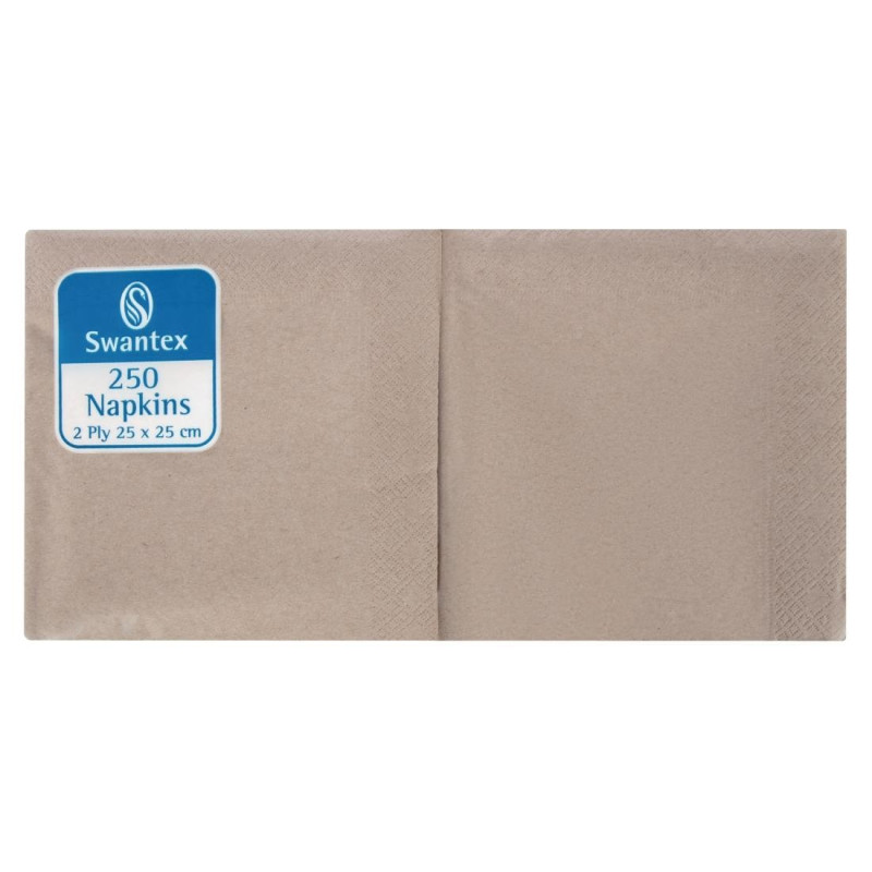 Frühstücksservietten aus kompostierbarem Kraftpapier, 2-lagig, 25x25 cm - Packung mit 2000 Stück - FourniResto - Fourniresto Frühstücksservietten aus kompostierbarem Kraftpapier, 2-lagig, 25x25 cm - Packung mit 2000 Stück - FourniResto - Fourniresto