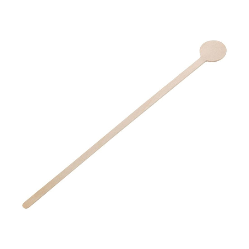Biologisch abbaubare Holz-Cocktailrührer 200mm - Packung mit 100 Stück - Fiesta Green - Fourniresto Biologisch abbaubare Holz-Cocktailrührer 200mm - Packung mit 100 Stück - Fiesta Green - Fourniresto