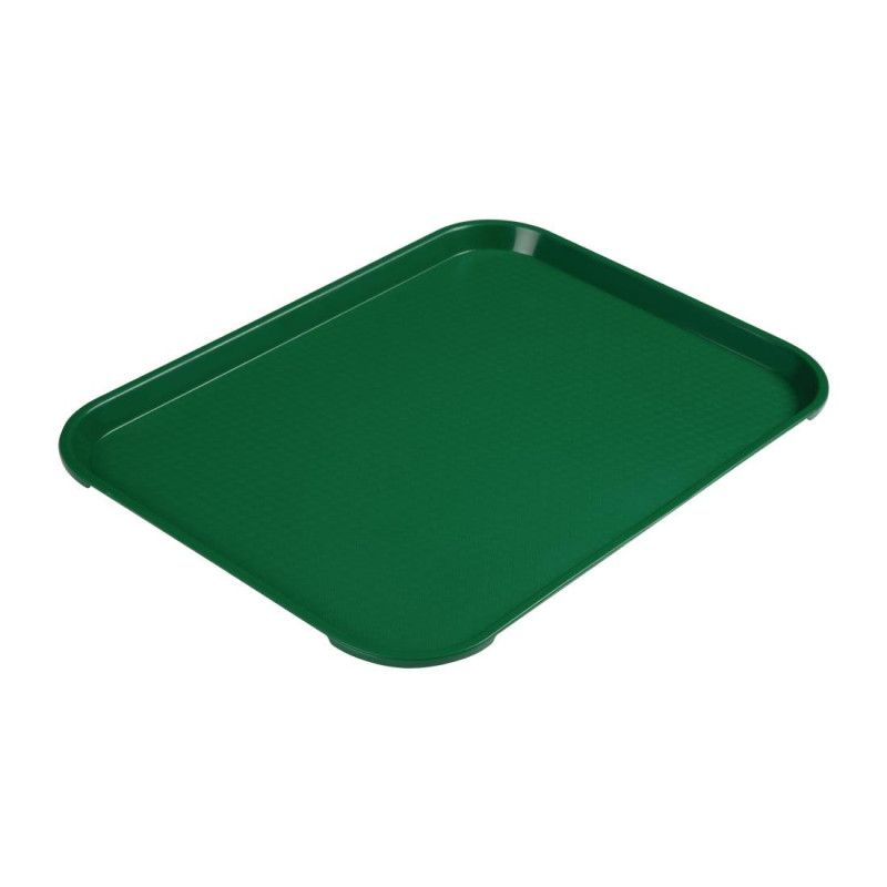 Rechteckiges grünes Tablett aus Polypropylen Fast Food 410mm - Cambro - Fourniresto Rechteckiges grünes Tablett aus Polypropylen Fast Food 410mm - Cambro - Fourniresto