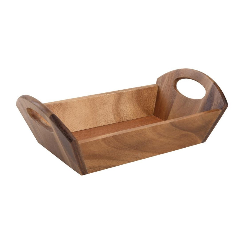 Tischkorb aus Akazienholz mit Griffen - T&G Woodware - Fourniresto Tischkorb aus Akazienholz mit Griffen - T&G Woodware - Fourniresto