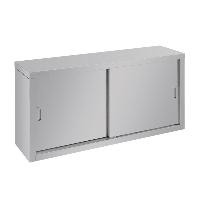 Vogue 1200mm Stainless Steel Wall Cupboard - Optimized Hygiene and Space Vogue 1200mm Stainless Steel Wall Cupboard - Optimized Hygiene and Space