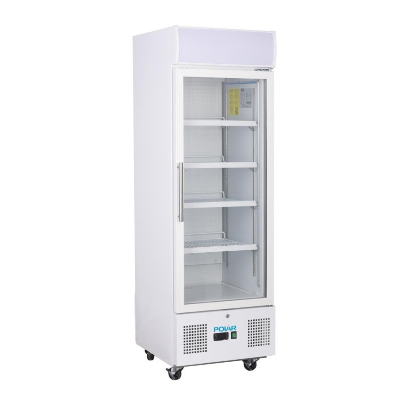 Kühlschrank mit weißer Frontscheibe Serie G - 218 L - Polar - Fourniresto Kühlschrank mit weißer Frontscheibe Serie G - 218 L - Polar - Fourniresto