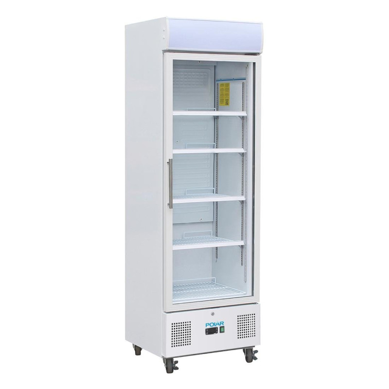 Kühlschrank mit weißer Frontscheibe Serie G - 336 L - Polar - Fourniresto Kühlschrank mit weißer Frontscheibe Serie G - 336 L - Polar - Fourniresto