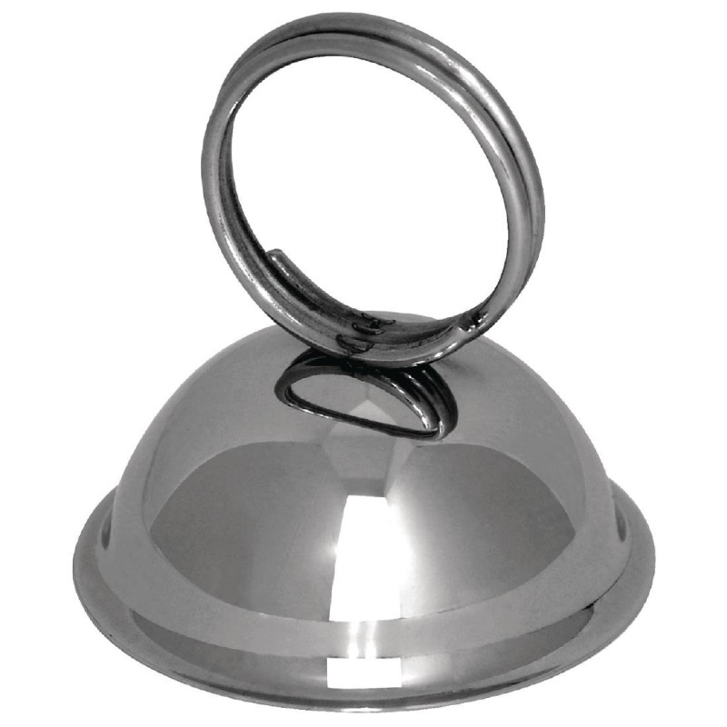 Speisekartenhalter mit Edelstahlring - Olympia - Fourniresto Speisekartenhalter mit Edelstahlring - Olympia - Fourniresto