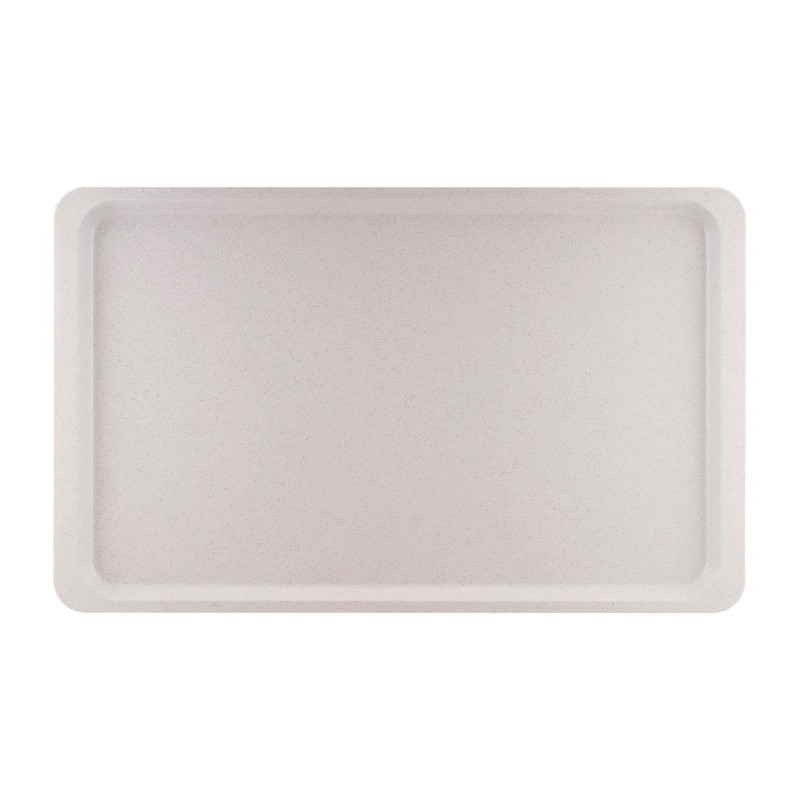 Servierplatte aus Polyester GN1/1 530x325mm Gesprenkeltes Grau - Roltex - Fourniresto Servierplatte aus Polyester GN1/1 530x325mm Gesprenkeltes Grau - Roltex - Fourniresto