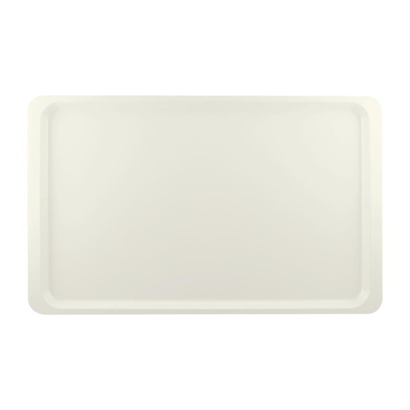 Servierplatte aus Polyester GN1/1 530x325mm Perlweiß - Roltex - Fourniresto Servierplatte aus Polyester GN1/1 530x325mm Perlweiß - Roltex - Fourniresto