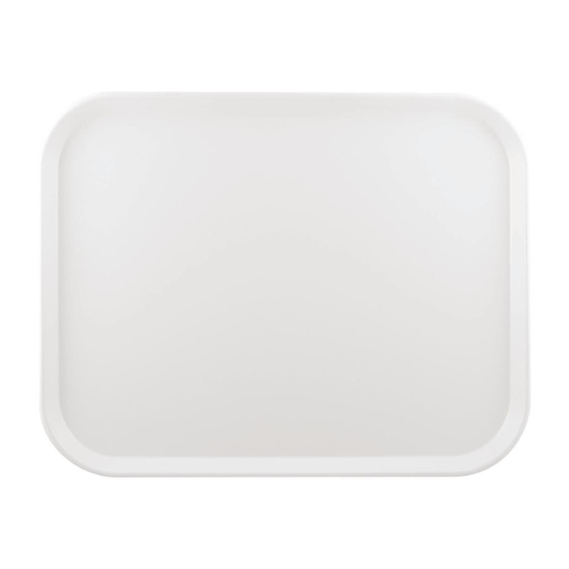 Servierplatte aus Polyester America 460x360mm Weiß - Roltex - Fourniresto Servierplatte aus Polyester America 460x360mm Weiß - Roltex - Fourniresto
