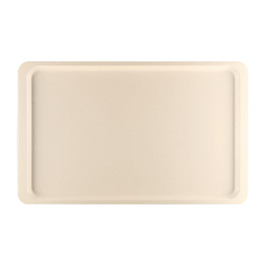 Servierplatte aus Polyester GN1/2 325x265mm Beige - Roltex - Fourniresto