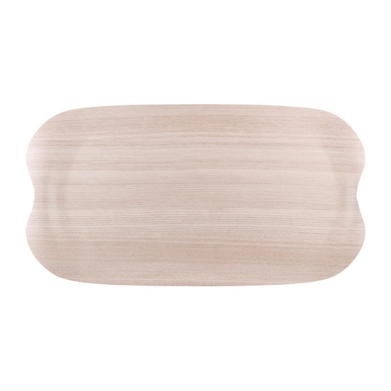 Servierplatte Wave 43x23cm Hellholzmaserung - Roltex - Fourniresto Servierplatte Wave 43x23cm Hellholzmaserung - Roltex - Fourniresto