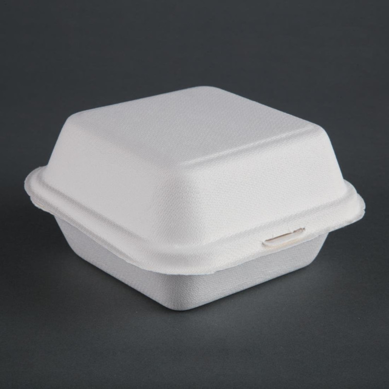 Kompostierbare Hamburgerboxen - L 153mm - Packung mit 500 - Fiesta Green Kompostierbare Hamburgerboxen - L 153mm - Packung mit 500 - Fiesta Green