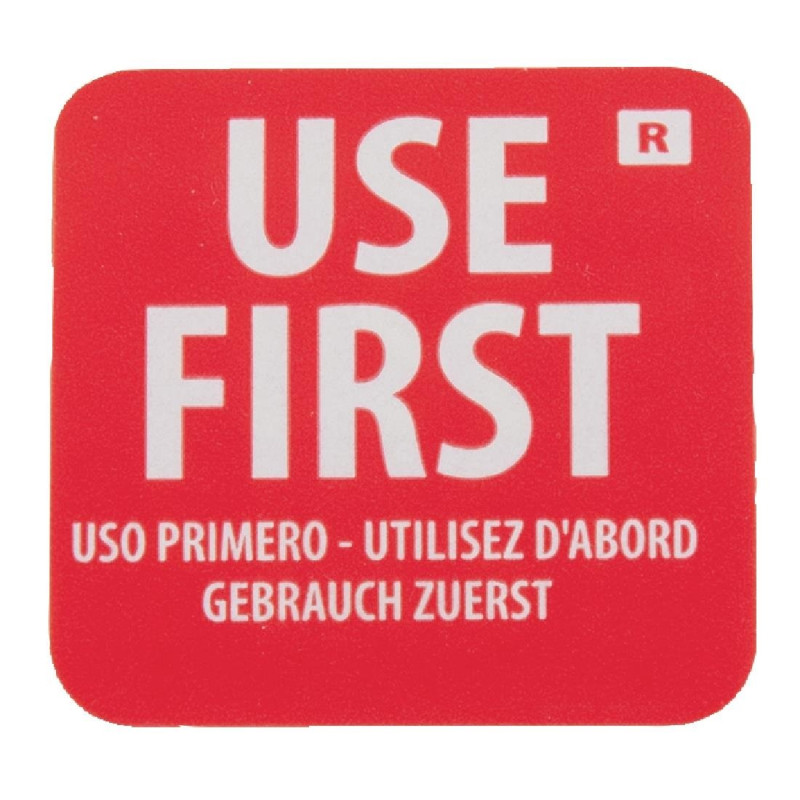 Etiketten "Zuerst verwenden" - Packung mit 1000 - Vogue Etiketten "Zuerst verwenden" - Packung mit 1000 - Vogue