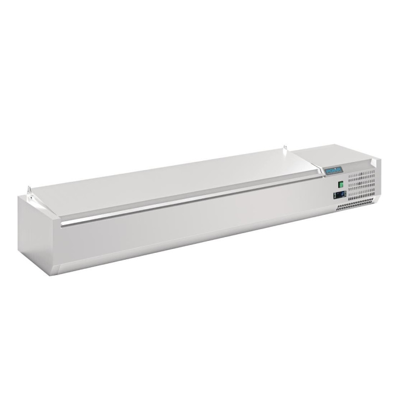 Saladette zum Aufstellen mit Deckel Serie G - 8 x GN 1/4 - Polar Saladette zum Aufstellen mit Deckel Serie G - 8 x GN 1/4 - Polar