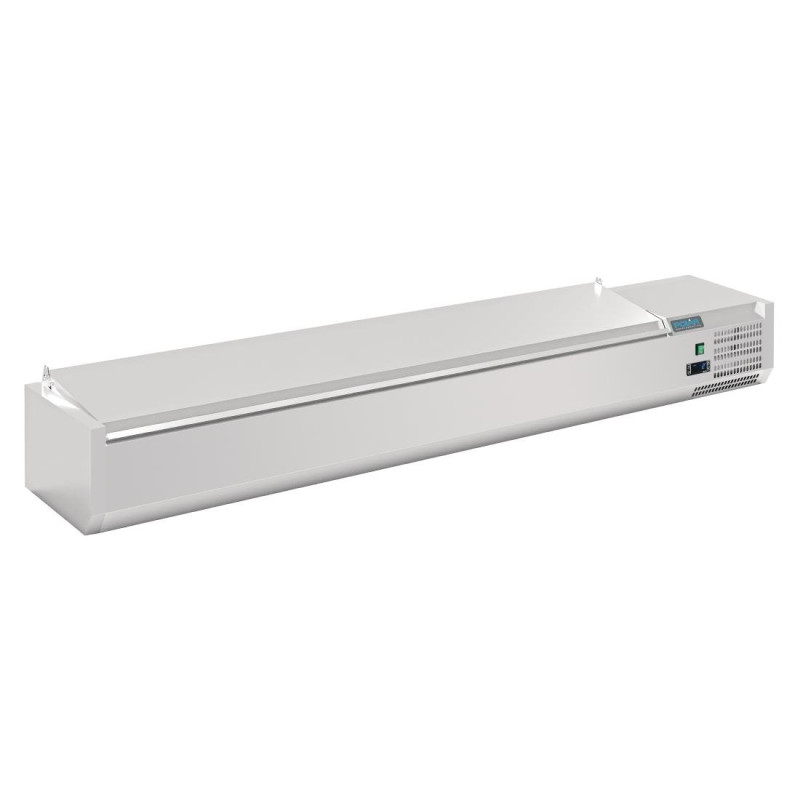 Saladette zum Aufstellen mit Deckel Serie G - 10 x GN 1/4 - Polar Saladette zum Aufstellen mit Deckel Serie G - 10 x GN 1/4 - Polar