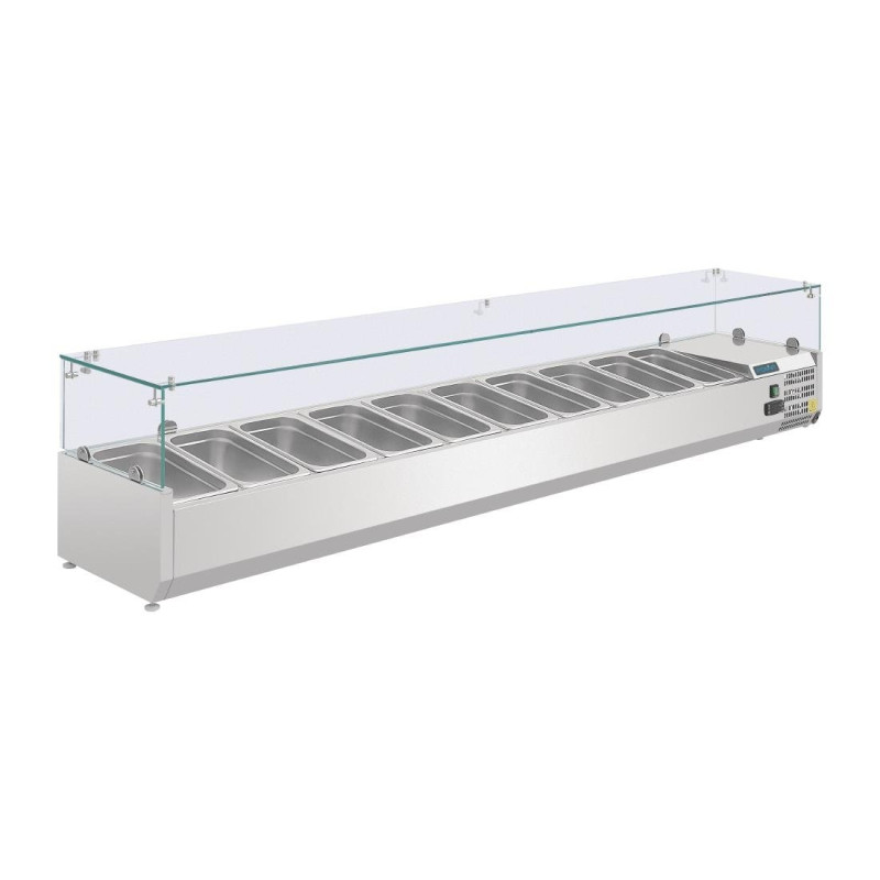 Kühlvitrine für Zutaten Serie G - 10 X GN 1/4 - Polar - Fourniresto Kühlvitrine für Zutaten Serie G - 10 X GN 1/4 - Polar - Fourniresto