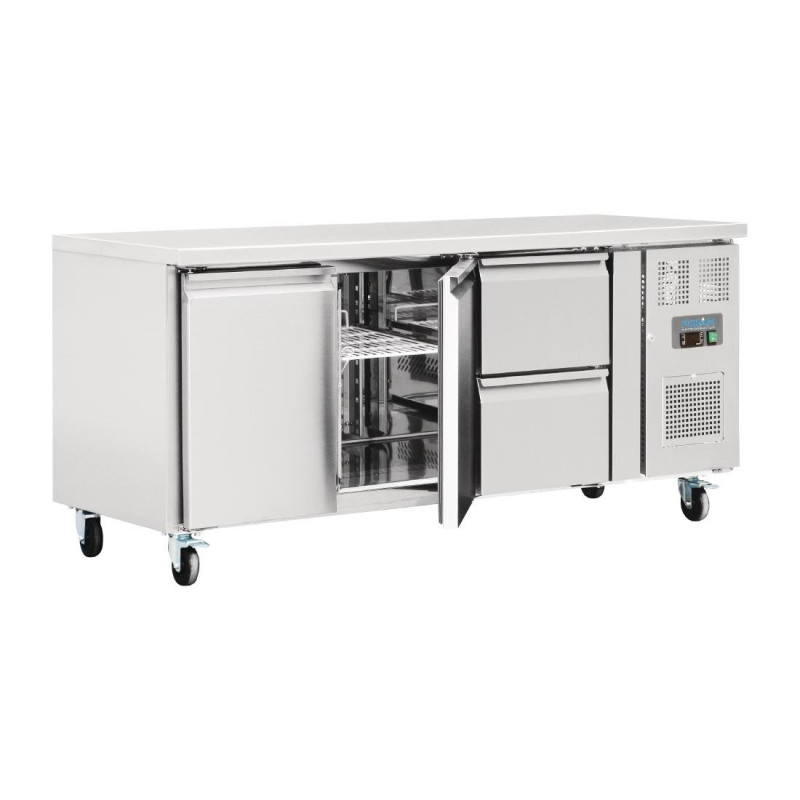 Kühltisch mit 2 Türen und 2 Schubladen Serie U - 417L - Polar - Fourniresto Kühltisch mit 2 Türen und 2 Schubladen Serie U - 417L - Polar - Fourniresto