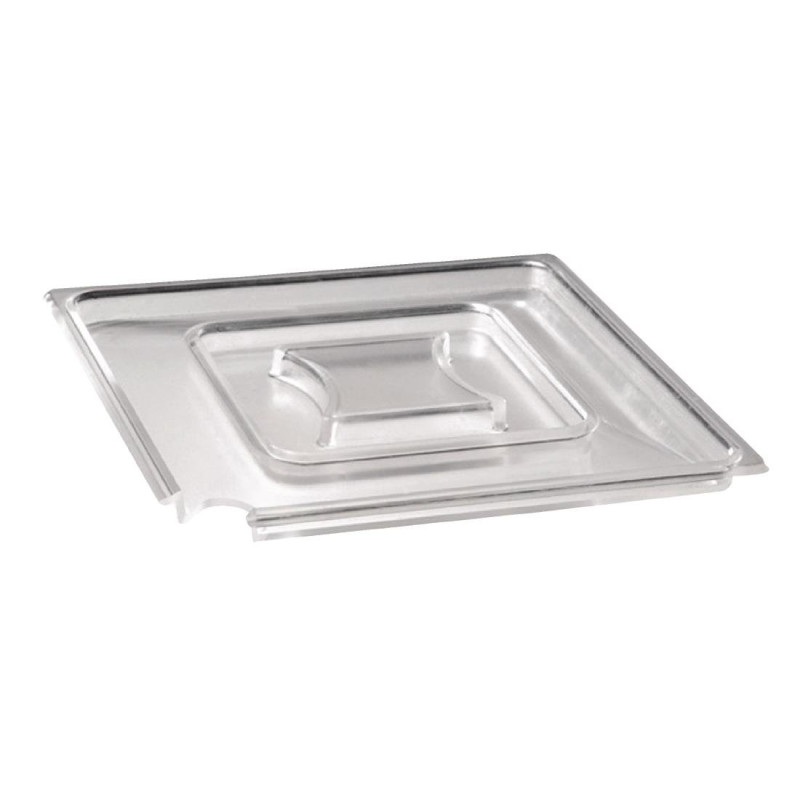 Quadratischer transparenter Deckel Float - 190 x 190 mm - APS - Fourniresto Quadratischer transparenter Deckel Float - 190 x 190 mm - APS - Fourniresto